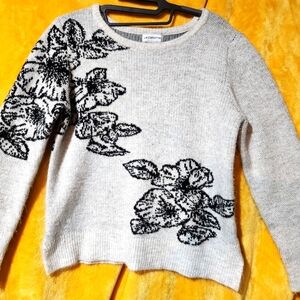 Liz Claiborne Floral Neutral Sweater